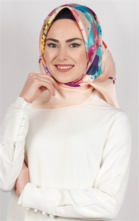 Piramit Tafta Dijital Eşarp 1921-13