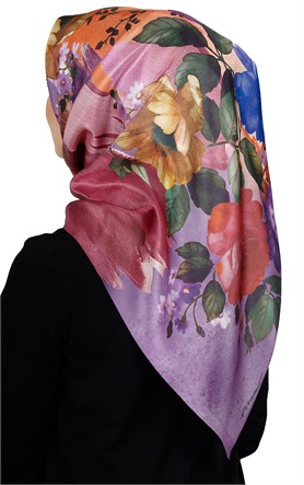 Piramit Tafta Dijital Eşarp 1912-5