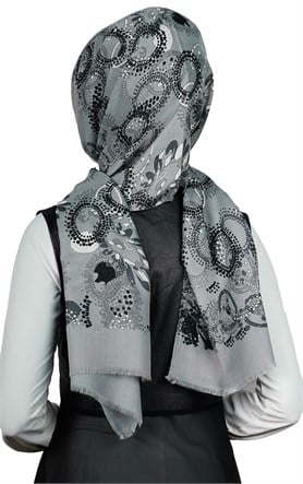 Kışlık Yünlü Şal 5381-6