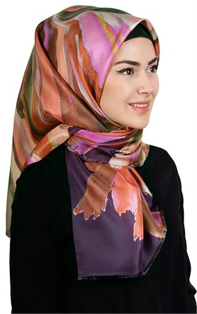 Piramit Tafta Dijital Eşarp 1913-1