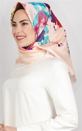 Piramit Tafta Dijital Eşarp 1921-13