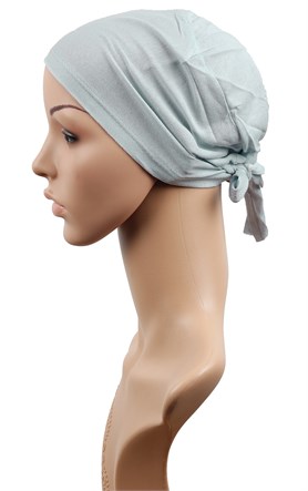 Penye Eşarp Bonesi 251-23 Açık Gri