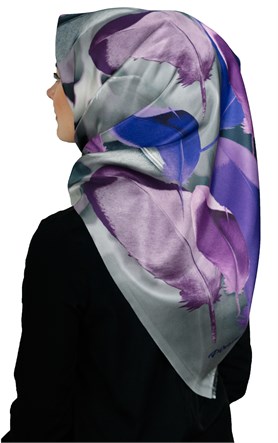 Piramit Tafta Dijital Eşarp 1911-3