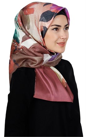 Piramit Tafta Dijital Eşarp 1912-4