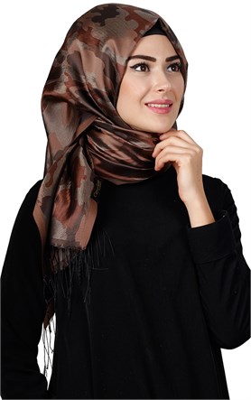 Kamuflaj İpeksi Şal 5550-14