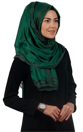 Dantelli Paşmina Şal 1243-28
