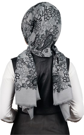 Kışlık Yünlü Şal 5181-6