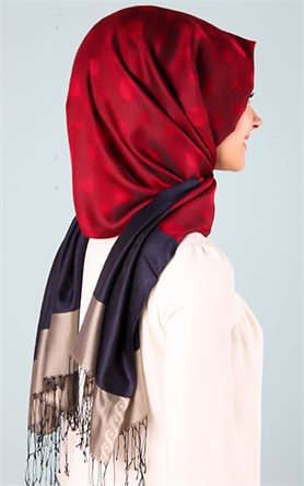 500-0015-03 ÇİFT YÖNLÜ İPEKSİ ŞAL