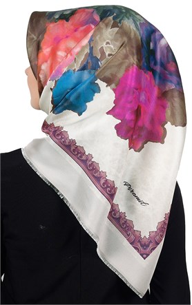 Piramit Tafta Dijital Eşarp 1916-5