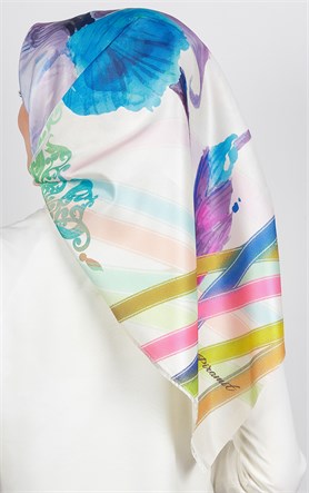 Piramit Tafta Dijital Eşarp 1924-1