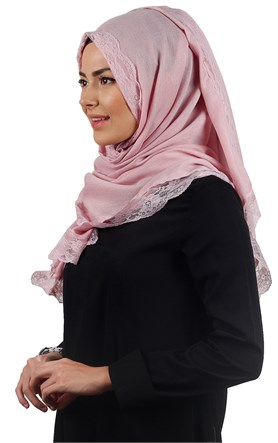Dantelli Paşmina Şal 1243-30
