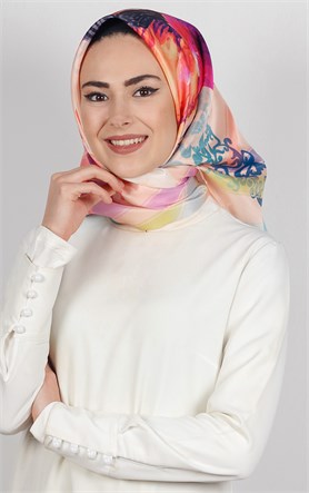 Piramit Tafta Dijital Eşarp 1924-8