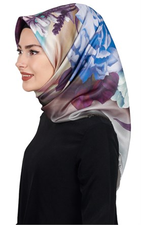 Piramit Tafta Dijital Eşarp 1919-3