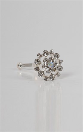 Abiye Taşlı Eşarp Klipsi 401-2