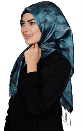 Kamuflaj İpeksi Şal 5550-25