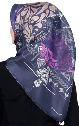 Piramit Tafta Dijital Eşarp 1915-7