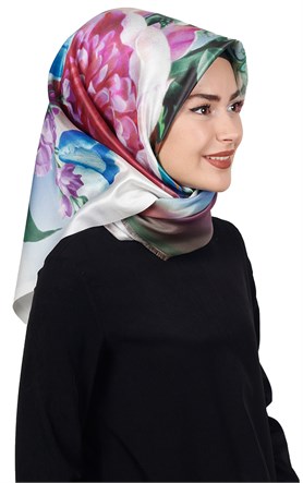 Piramit Tafta Dijital Eşarp 1919-1