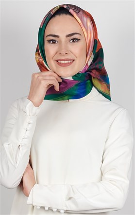 Piramit Tafta Dijital Eşarp 1924-5