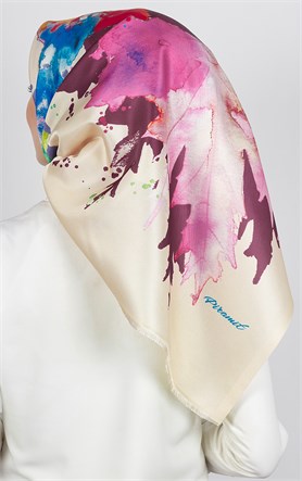 Piramit Tafta Dijital Eşarp 1921-11