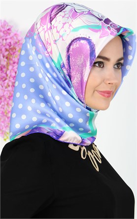3871-01 ARMİNE İPEK MOR LİLA
