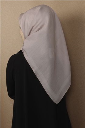 Abiye Bordürlü Eşarp 6002-3 Pudra