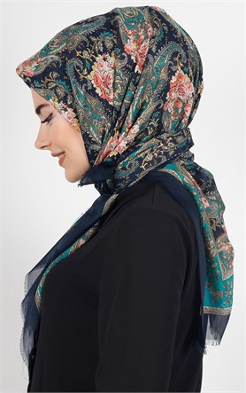 Akel Pamuklu 140x140 Cm Eşarp 1080-8