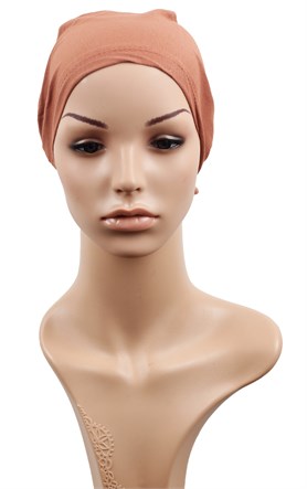 Penye Eşarp Bonesi 251-37 Şeftali