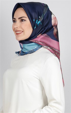 Piramit Tafta Dijital Eşarp 1923-9