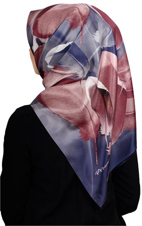 Piramit Tafta Dijital Eşarp 1911-11