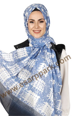 Akel Fileli Desenli Şal 147-3