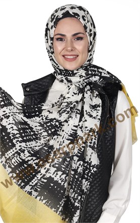 Akel Fileli Desenli Şal 147-5