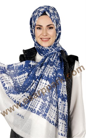 Akel Fileli Desenli Şal 147-8
