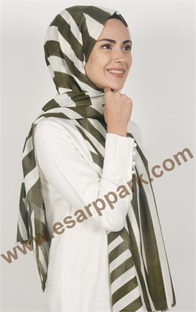 Akel Fileli Desenli Şal 149-1