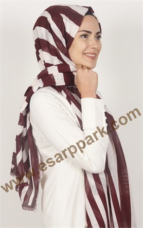 Akel Fileli Desenli Şal 149-4