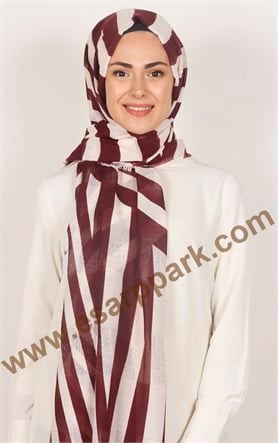 Akel Fileli Desenli Şal 149-4