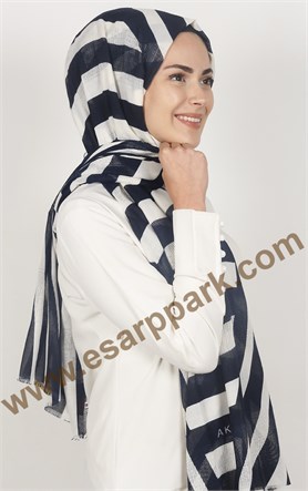 Akel Fileli Desenli Şal 149-5