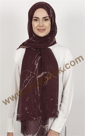 Akel Fileli Desenli Şal 179-10