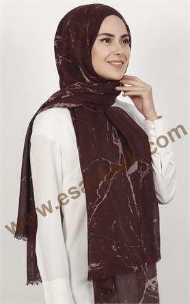 Akel Fileli Desenli Şal 179-10