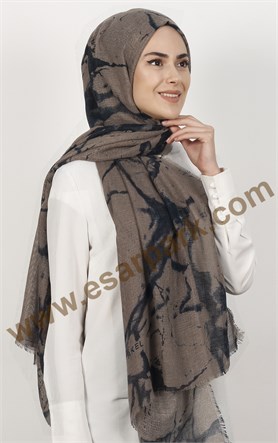 Akel Fileli Desenli Şal 179-4