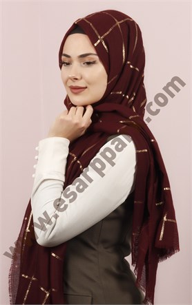 Akel Fileli Desenli Şal 181-2