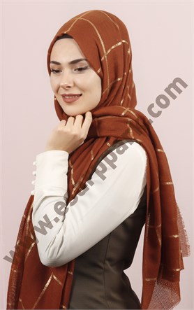 Akel Fileli Desenli Şal 181-3