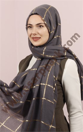 Akel Fileli Desenli Şal 181-4