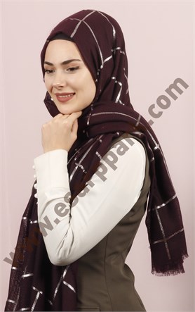 Akel Fileli Desenli Şal 181-6