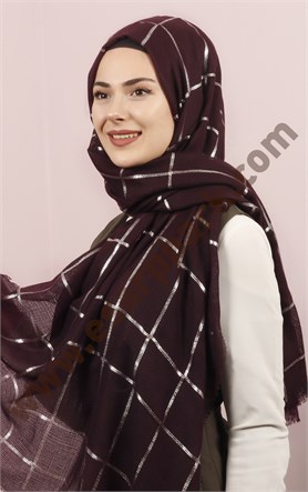 Akel Fileli Desenli Şal 181-6