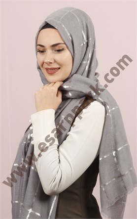 Akel Fileli Desenli Şal 181-7