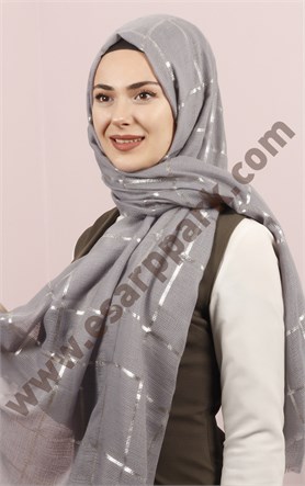 Akel Fileli Desenli Şal 181-7