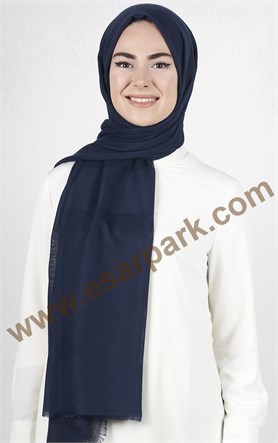 Akel İndigo Fileli Şal 140-13