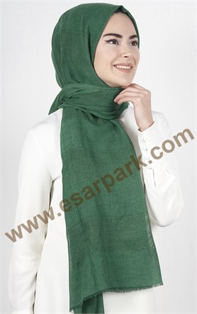 Akel İndigo Fileli Şal 140-15