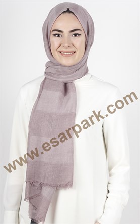 Akel İndigo Fileli Şal 140-9
