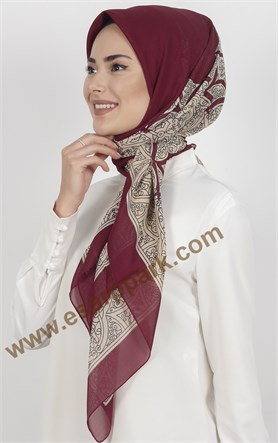 Akel Krep Şifon 140x140 Cm Eşarp 1050-1